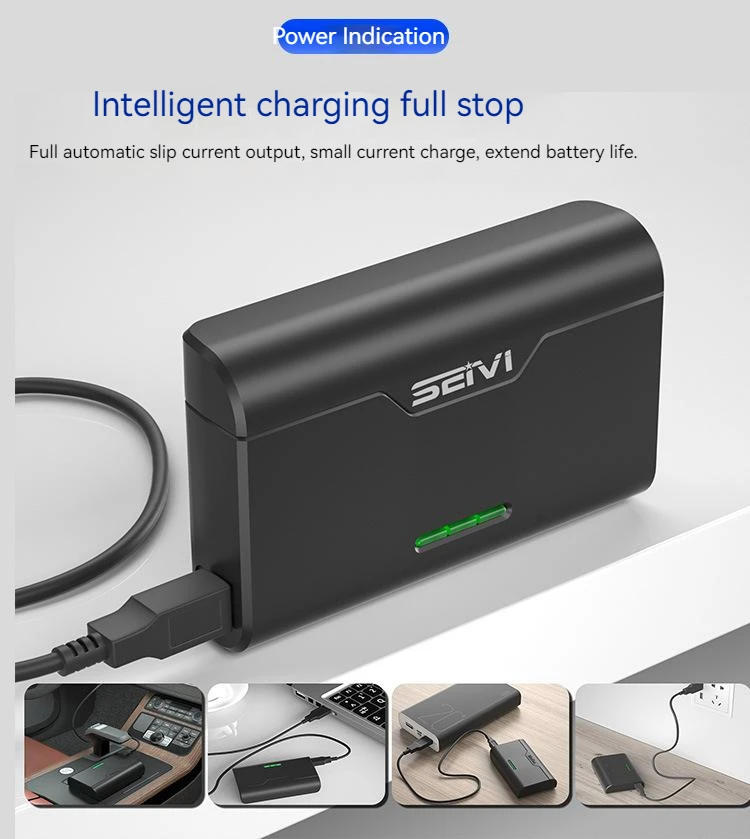Description Picture 4 of itemuniversal Battery Charger For GoPro Hero 11 10 9 8 7 6 5 camera Accessories Fast Smart Charging Case Charger Storage Box SD slot