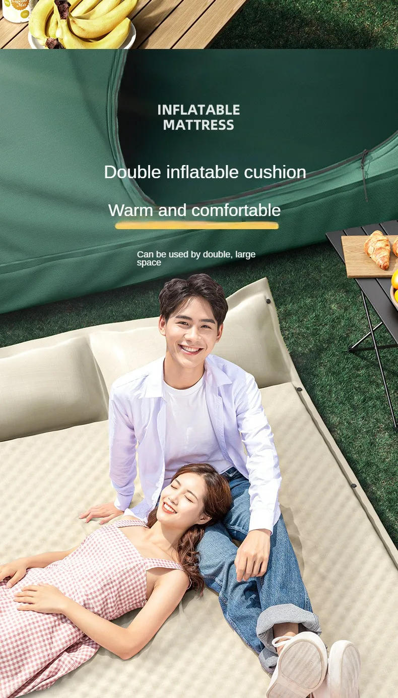 Description Picture 6 of itemInflatable Mattress Outdoor Tent Camping Mats Self-inflating mattress Spliced Outdoor Camp Thick  Air Mattress