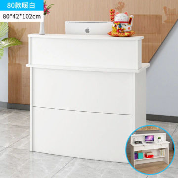 Cashier Counter Shop Small Simple Modern Commercial Bar Table Beauty Salon Reception Front Desk Clothing Store Cashier Counter