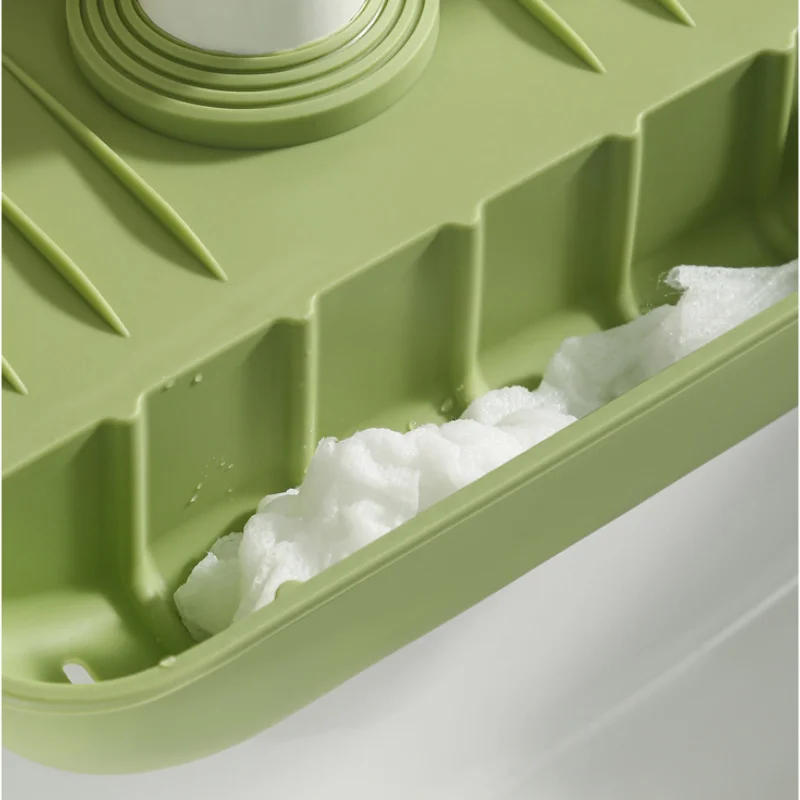 Description Picture 6 of itemNew Silicone Faucet Mat Kitchen Sink Accessories Gadgets Durable Sink Splash Guard Pad Bathroom Countertop Protector