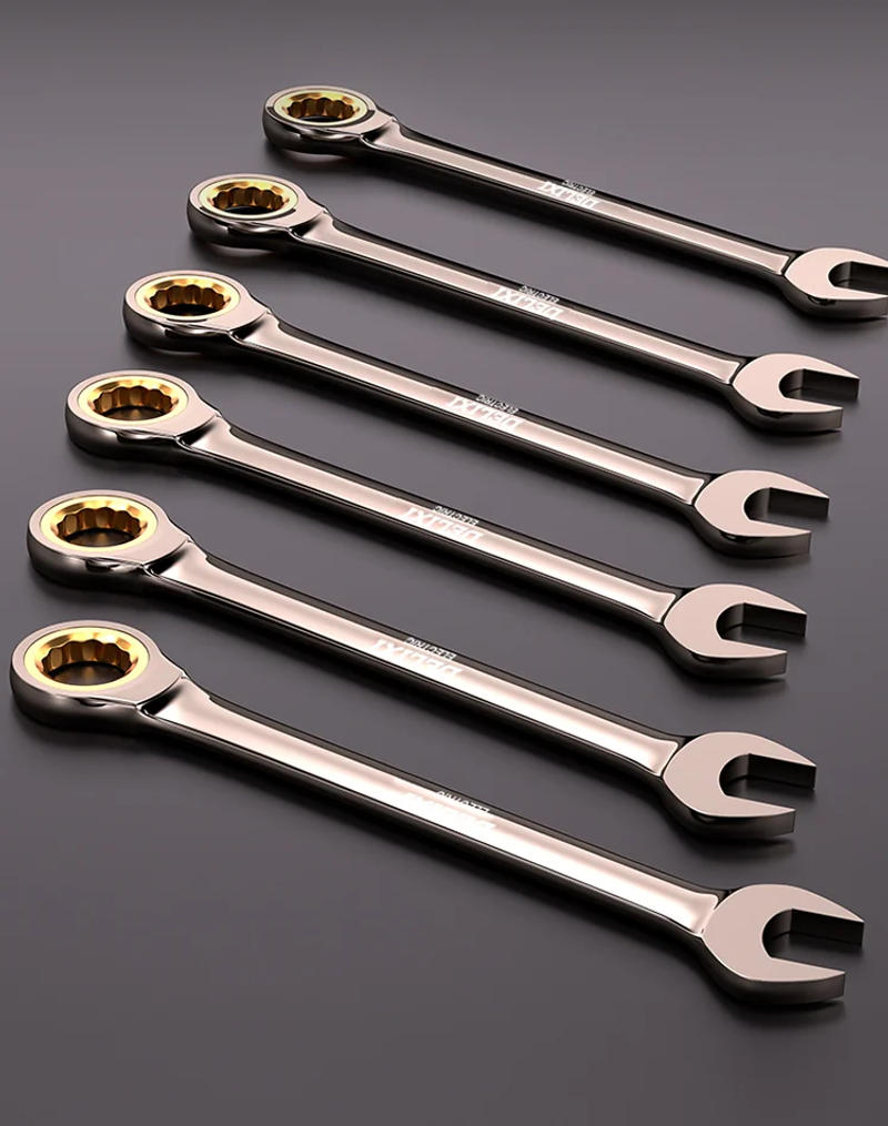 Description Picture 4 of itemDELIXI ELECTRIC Ratchet Wrench Dual use in Both DirectionOpen-ended Torx Wrench，FourLayerPrecisionElectroplating， AutoRepairTool