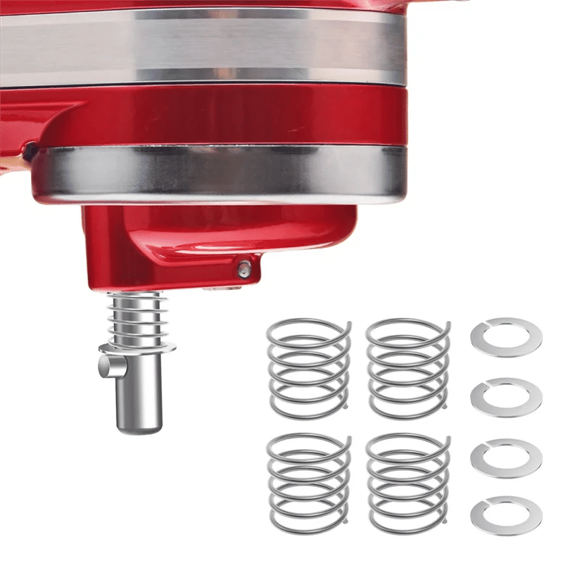 Description Picture 6 of itemB59B-4 Piece Spring And Washer Silver Stainless Steel For Kitchenaid Mixer 3.5 Quarts To 7 Quarts Protect And Extend The Life