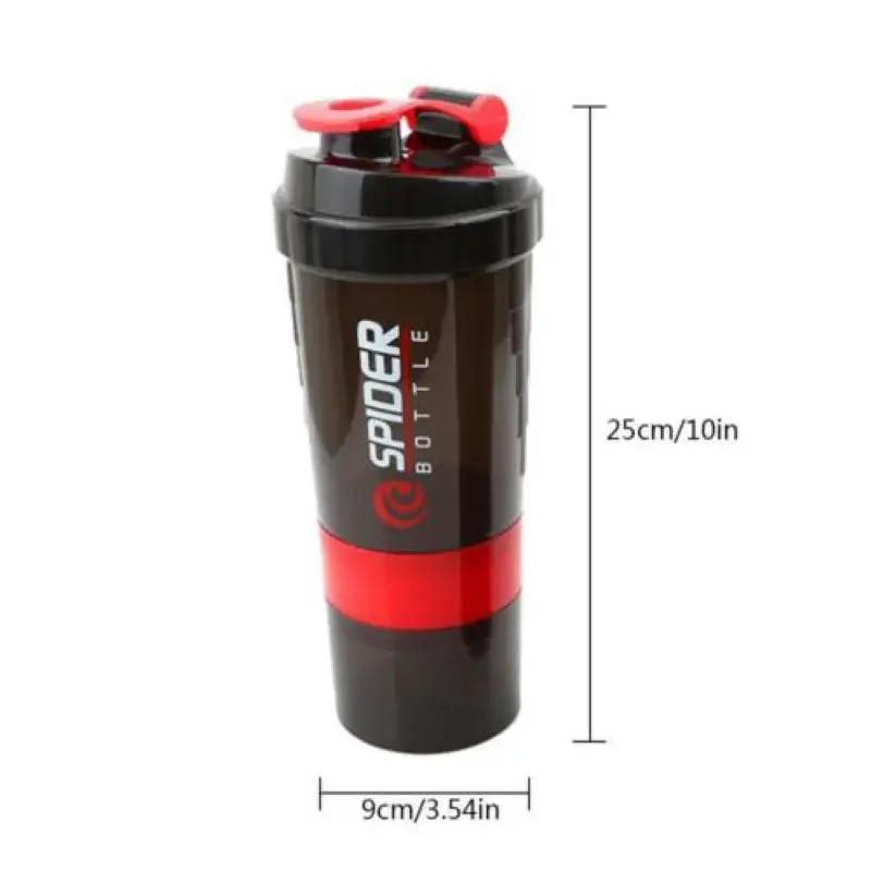 Description Picture 5 of item600ml Useful Plastic Sport Gym Protein Powder Shaker Mixer Cup Bottle