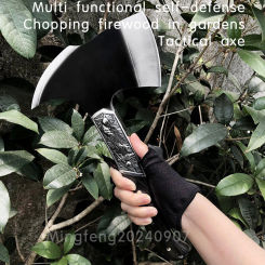 Outdoor multifunctional tactical emergency fire axe, chopping wood, garden high-quality wolf head axe