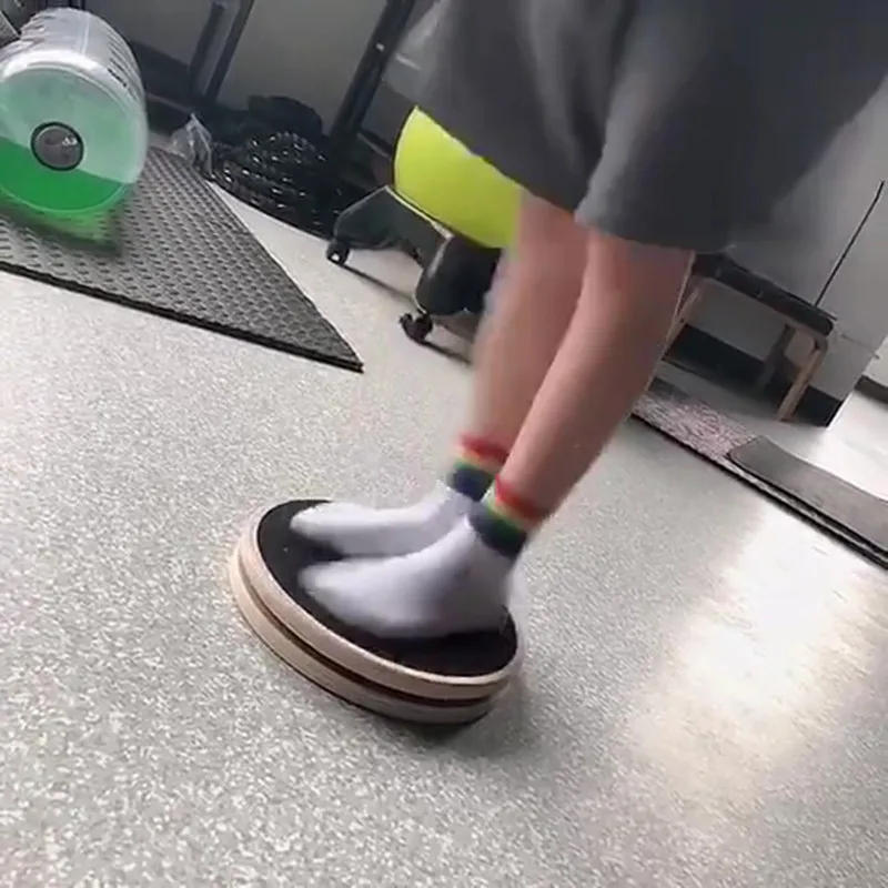 Description Picture 5 of itemSolid Wood Waist Twisting Disc Fitness Balance Board Weight Lose Trainer Massage Wriggling Plate Twister Exercise Equipment