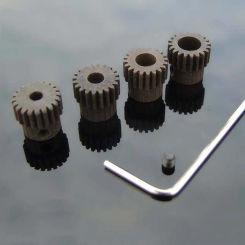 1Pcs 0.5 Modules 20 Teeth 45 Steel Convex Step Gear Bore 3mm 4mm 5mm 6mm Speed Reducing Motor Metal Gear for DIY Toy Model