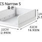 2 PCS Narrow S