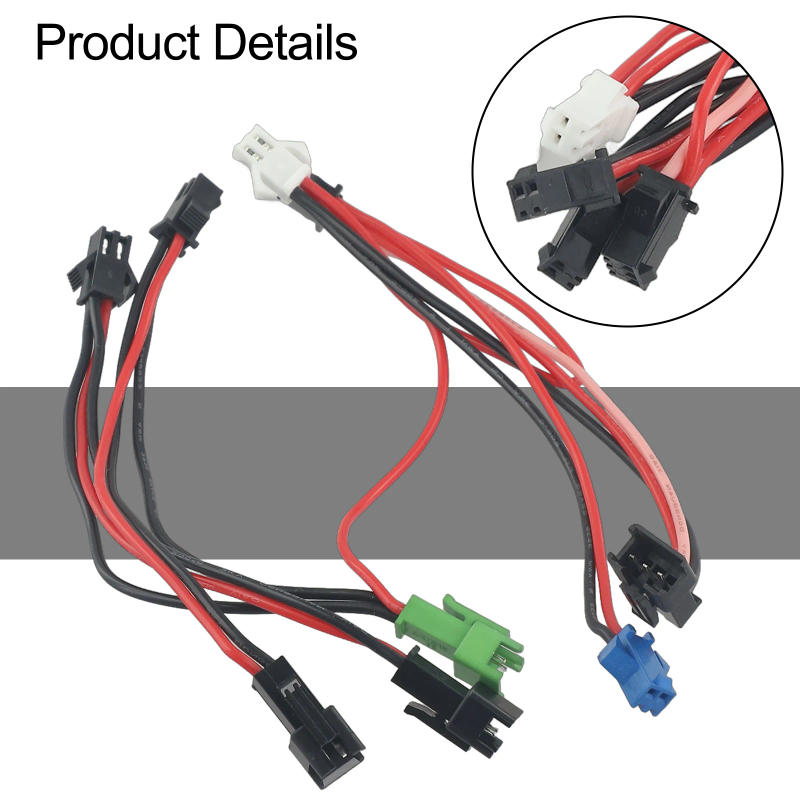 Description Picture 3 of item1pcs Electric Bicycles Headlight Tail Light Cable Rubber Line Parts 24v-60v Practical Accessories For Ebike Connection Line
