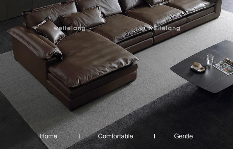 Description Picture 3 of itemSailing Boat Super Wide Large Sitting Deep Sand Hair Full Silicone Leather Minimalist down