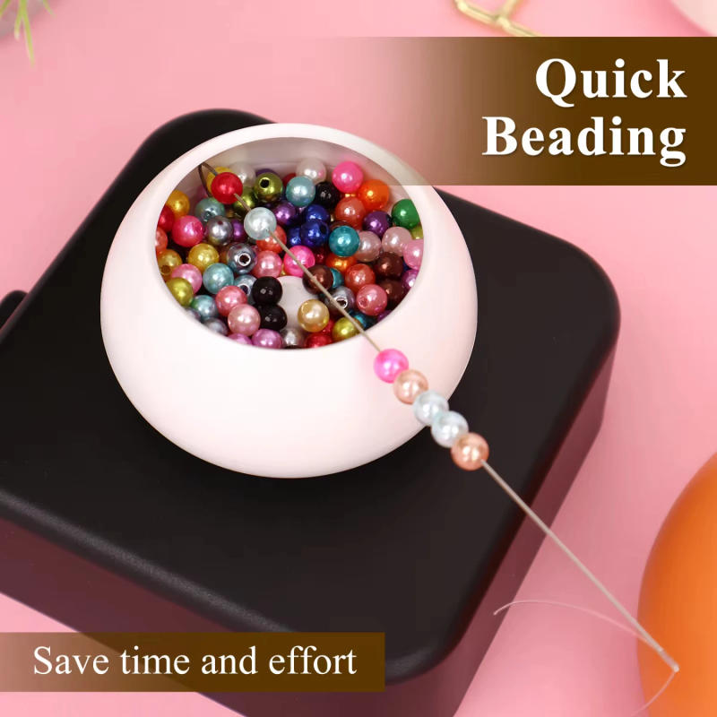 Description Picture 6 of itemBead Bowl Spinner Set  Bead Spinner DIY Jewelry Making  Clay Beads With Needle And Thread Making Waist Beads