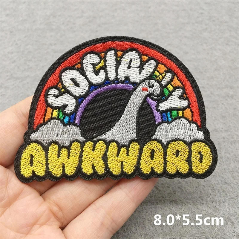 Description Picture 4 of itemCartoon Embroidered Patches for Clothing Thermoadhesive Patches on Clothes Stickers Iron on Patches Animal DIY Appliques