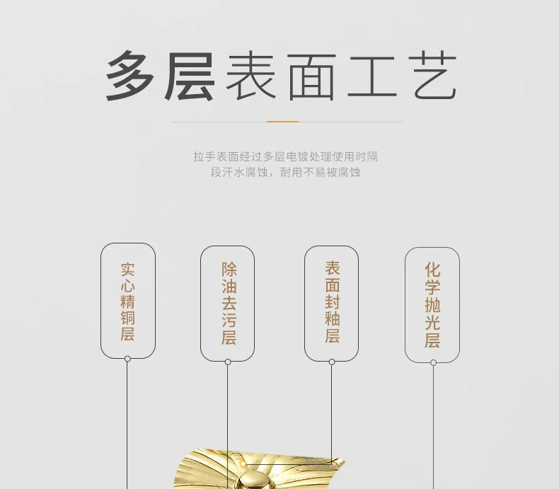 Description Picture 3 of itemCreative Brass Single Hole Handles for Furniture Nordic Lucky Rope Shape Handles for Cabinets and Drawers Kitchen Hardware