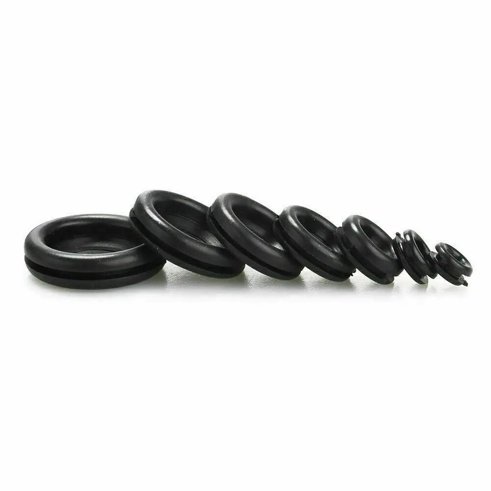 Description Picture 5 of item170pcs/Sets Waterproof Protect Wire Tool 7 Sizes Sealing Rubber Cables Grommet Kit Electrical Plugs Conductor Gasket Ring