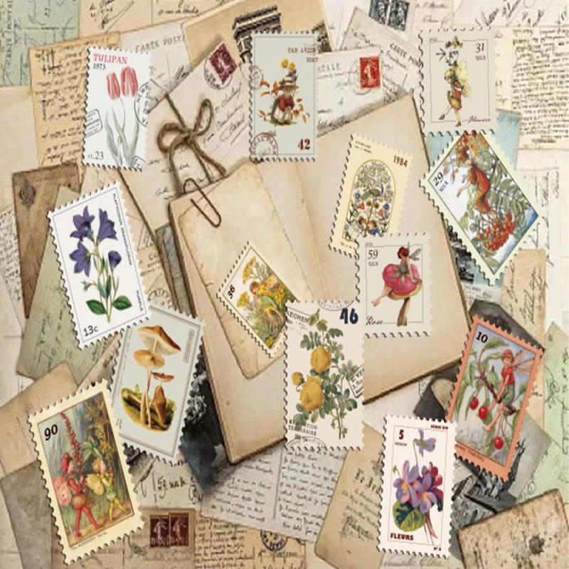 Description Picture 6 of item10/20/50 PCS All Different Vintage Postage Stamps Desc Stickers For Scrapbooking And Journaling