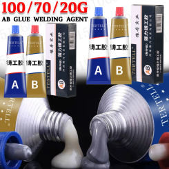 100/70/20g AB Casting Repair Glue High Temperature Resistant Liquid Metal Welding Filler Metal Repair Glue for Metal Casting