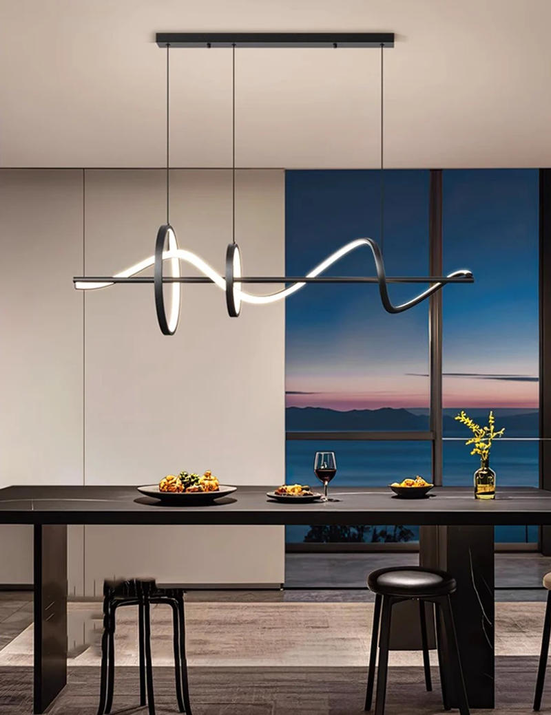 Description Picture 4 of itemModern dine dining room Pendant lights indoor lighting Ceiling lamp hanging light led Chandeliers for living room indoor lightin