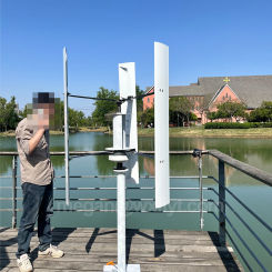 15000W VAWT Windmill Vertical Axis Residential Wind Turbine 24V 48V Wind Power Generator Electric Generator With MPPT Charger