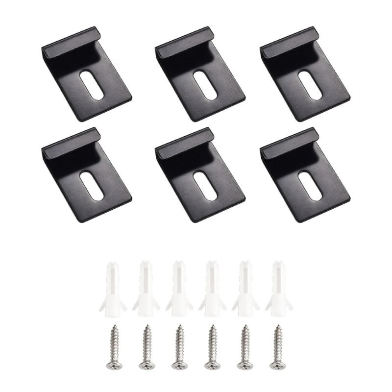 Description Picture 6 of itemSkidproof Glass Mounting Set Simple Glass Wall Mounting Solution Glass Clamps Secure Installation for Bathroom Glass