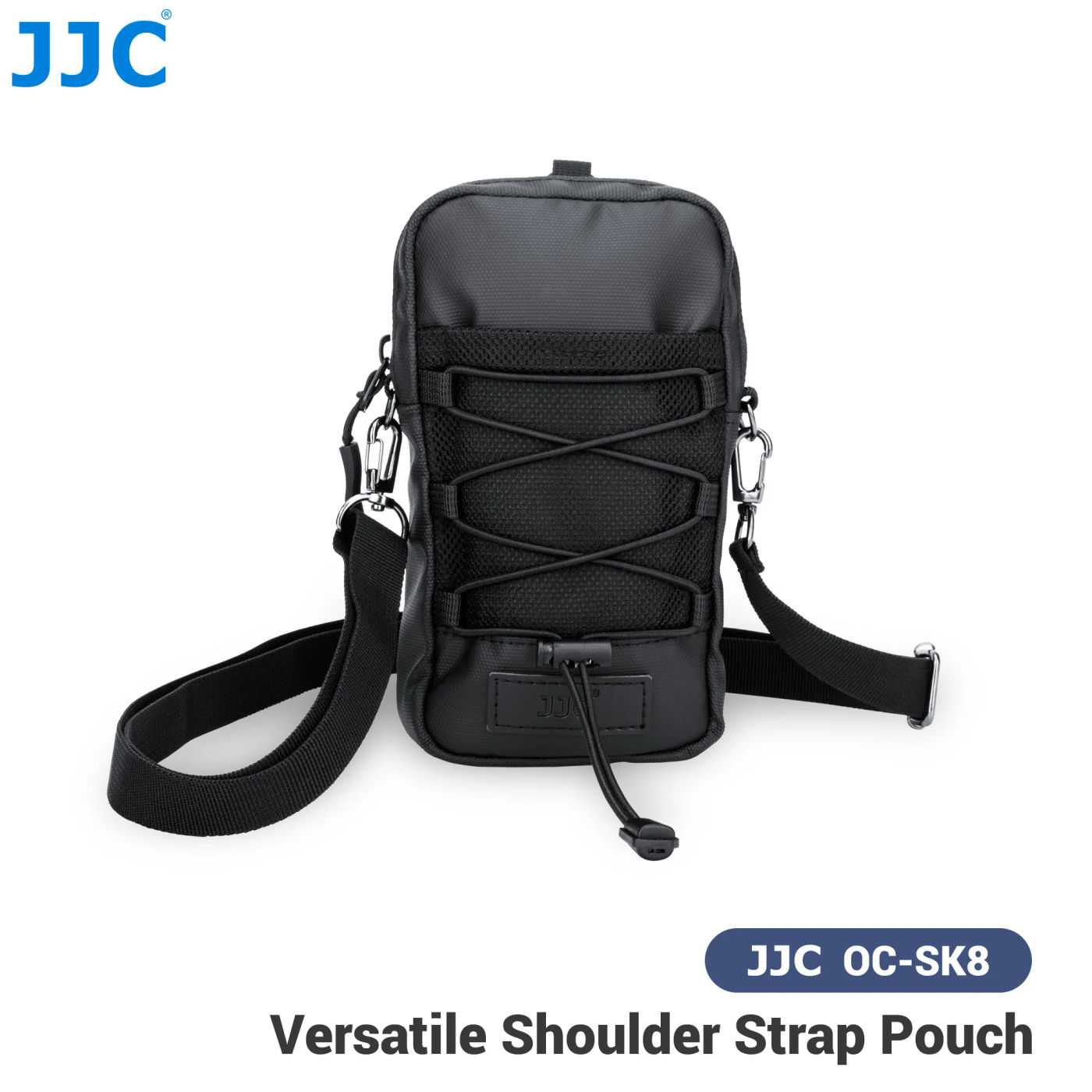 Description Picture 2 of itemJJC Backpack Strap Pouch Smartphone Action Camera Strap Pack Backpack Attachment Bag With Top hook for Outdoor Hikers