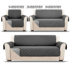 1/2/3 Seater Protect Waterproof Sofa Cover Quilted Anti-wear Couch Cover for Dog Pet Kids Recliner Armchair Furniture Slipcovers