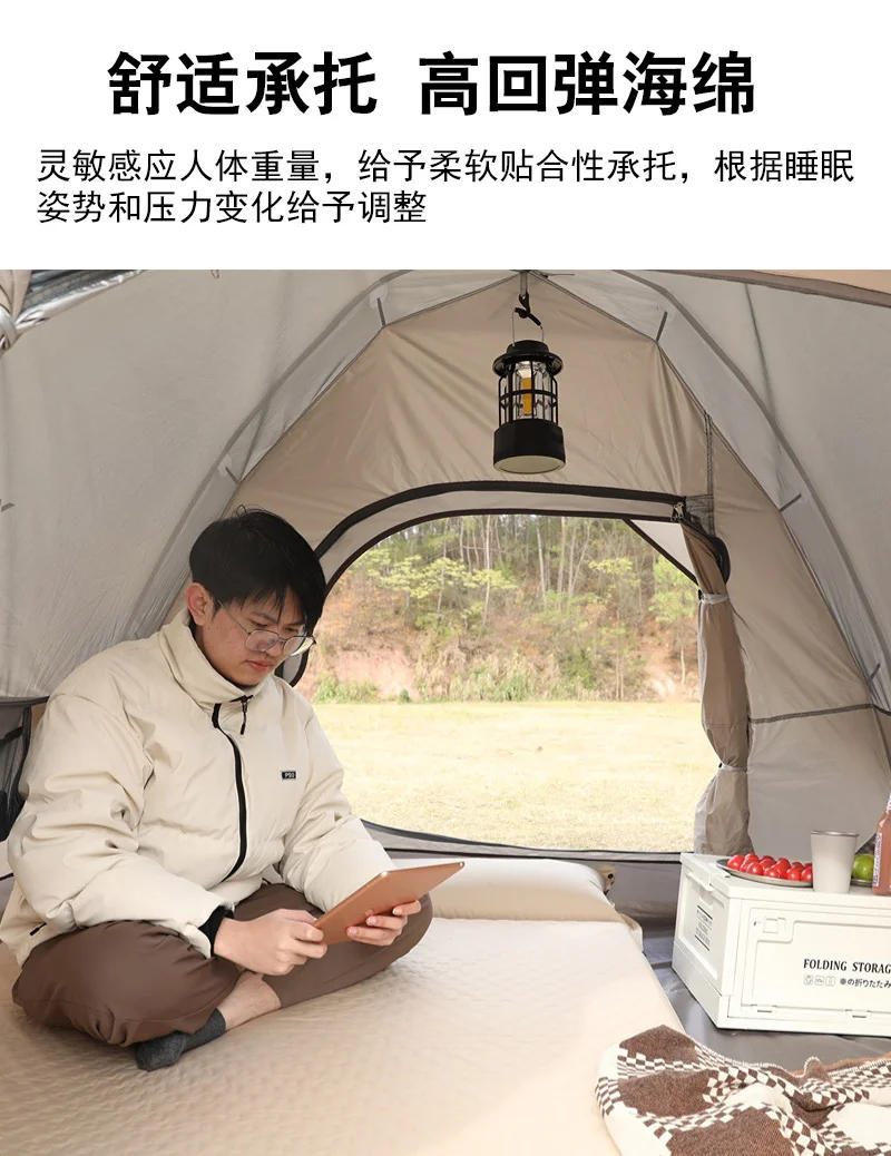 Description Picture 3 of itemTop Foam Bed Mattresses Matrimonial Camper Couple Pillow Bed Mattresses Folding Sleep Colchonete De Casal Bedroom Furniture