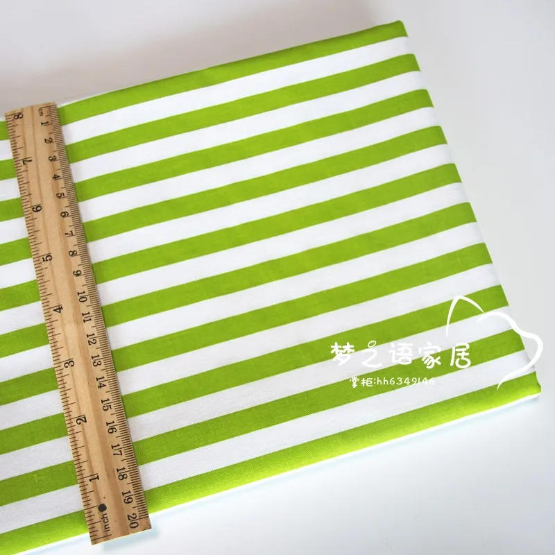 Description Picture 5 of item160cm*50cm 1cm striped cotton fabric DIY bedding apparel dress patchwork fabric kids handwork cotton cloth tecido
