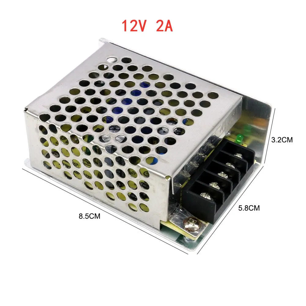 Description Picture 4 of item12V 1A 2A 3A Switching Power Supply Source Transformers AC 220V To DC 12V LED SMPS Power Supply 12 V Volt For LED Strip CCTV