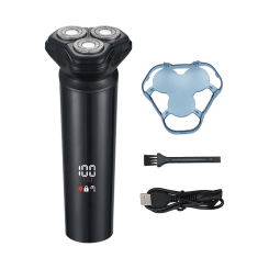 Electric Shaver Washable Rechargeable Electric Razor Hair Clipper Cutting Shaving Machine for Men Beard Trimmer Wet-Dry Dual Use