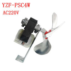 Refrigerator Fridge Parts Freezer Motor Fan YZF-PSC4W PSC4W Cooling Fan Motor With Fan Blade