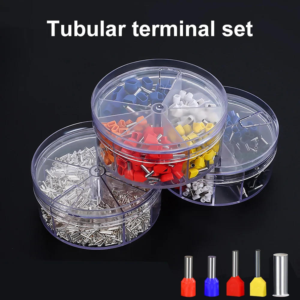 Description Picture 6 of itemVE/TE/EN Series Insulated Terminal Block Wire End Crimp Sleeve Terminal Cable Wire Connector Electrical Tube Terminal Set