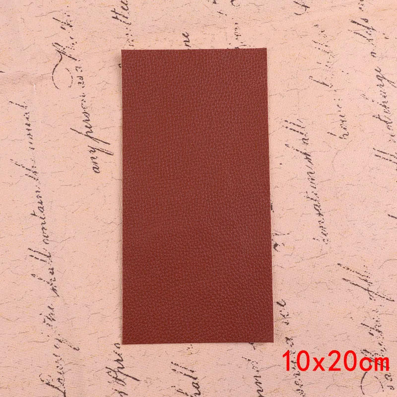 Description Picture 5 of item20X10cm 12 Color Self Adhesive Leather Patch On Sofa Clothes Repaire Leather PU Fabric Large Stickers Patches Lychee Pattern