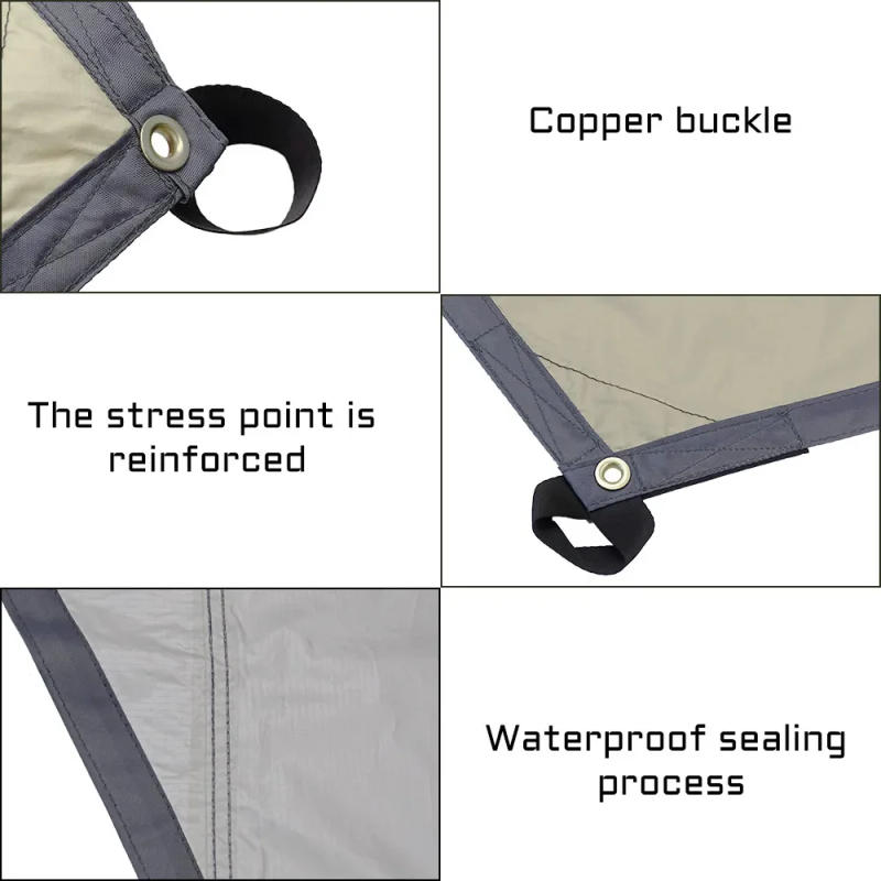 Description Picture 3 of item5.1x5.1m Large Camping Tarp Waterproof Octagon Butterfly Outdoor Sun Shelter Awning Tent Shade Sunshade Beach Tourist Canopy