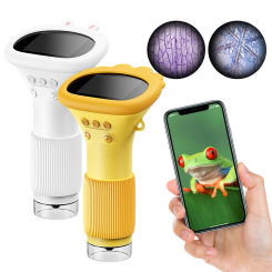 1000X Pocket Microscope for Kids 2 Inch IPS Screen Lab Digital Microscopes Equipment Children Biological Insect Coin Magnifier