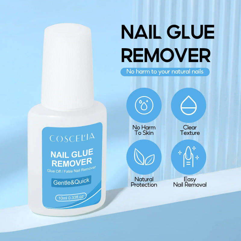 Description Picture 6 of itemCOSCELIA 10g Nail Glue Remover Fake Tips Remover Tools Remover Nail Liquid Easy To Soften Remover Press On Nails Gel