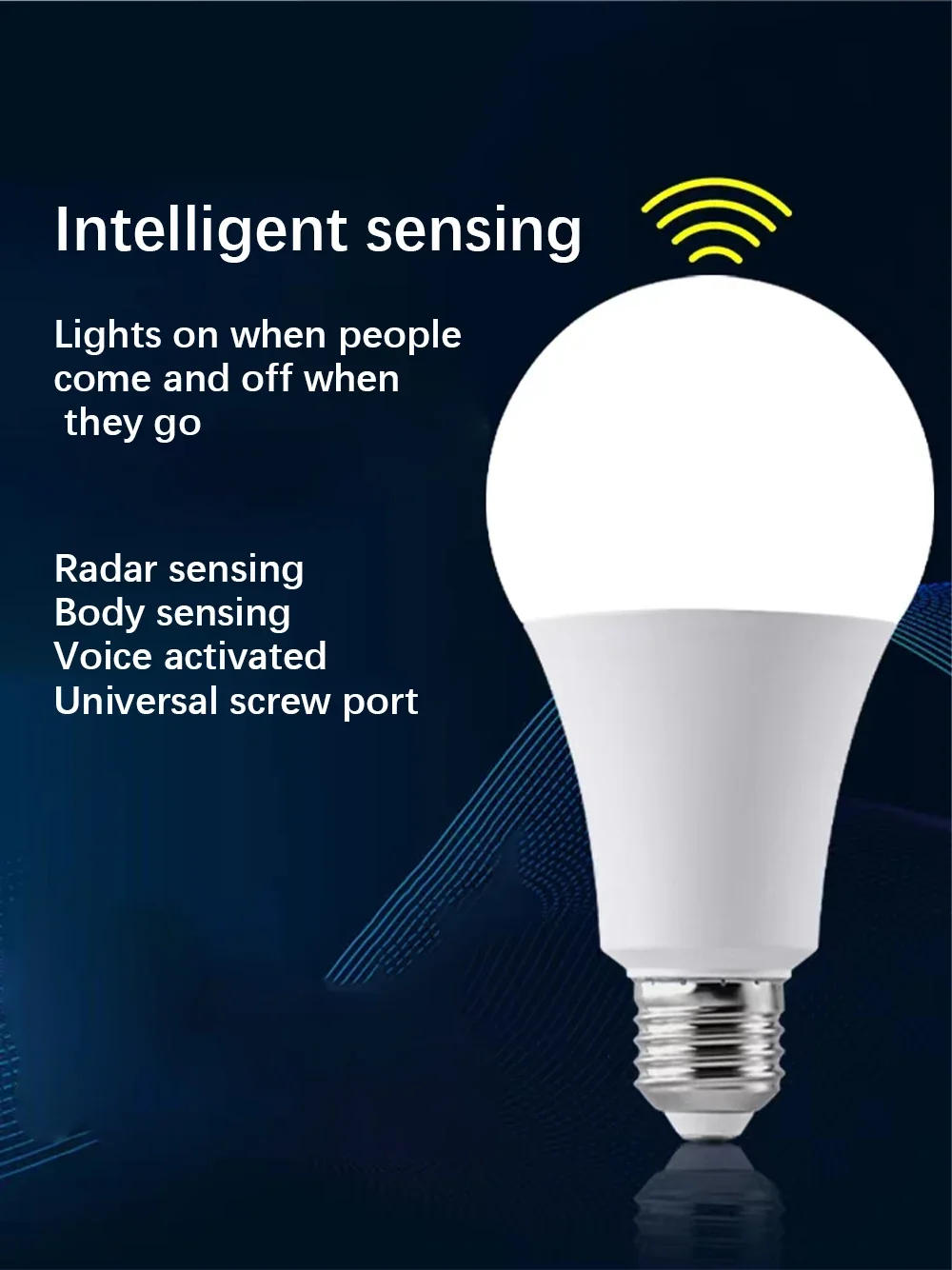 Description Picture 4 of itemE27 PIR 85-265V Motion Sensor Lamp 5W 7W 12W 15W LED Bulb with Motion Sensor Detector Infrared Radiation Security Light