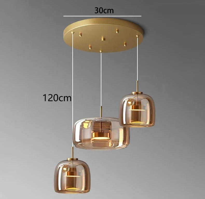 Description Picture 6 of itemKitchen Island Pendant Lighting Modern Ceiling Lamp Crystal Chandelier Balcony Corridor Simple Lantern Hanging Fixture for Home