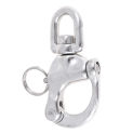 Stainless Steel Quick Release Boat Chain Shackle Swivel Snap Hook 70mm