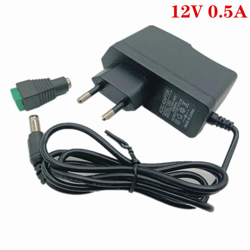 Description Picture 5 of item12v DC100-240V AC to DC Power Adapter For Charger 3V 4.5V 5V 6V 7.5V 9V 12V 0.5A 1A 2A 3A EU US Plug 5.5 mm x 2.1 mm