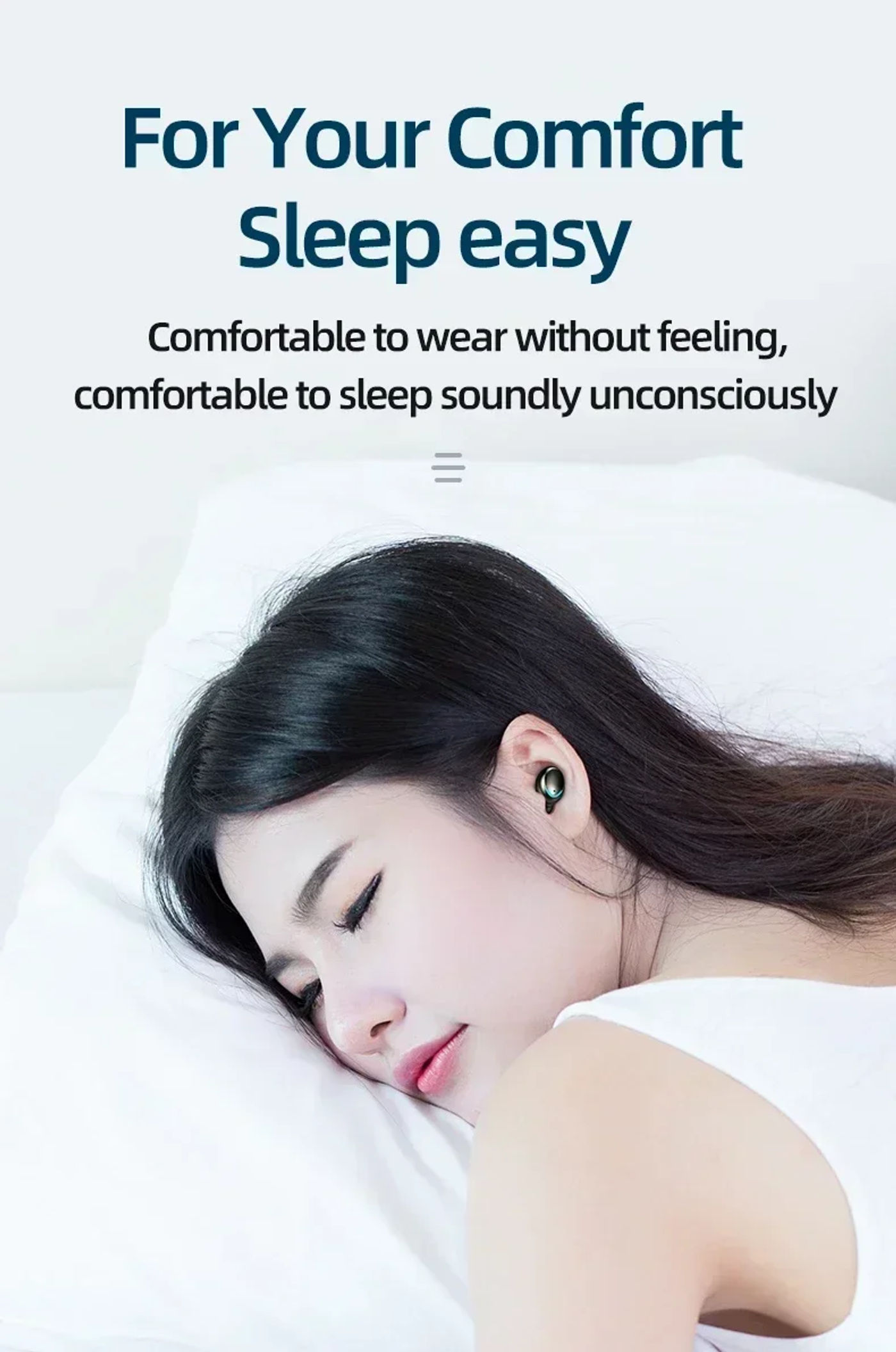 Description Picture 6 of itemTWS F9-5 Earphone Bluetooth 5.3 Wireless Headphones Hifi Stereo Sports Waterproof Earbuds Headset Hearing Aids With Mic Handfree