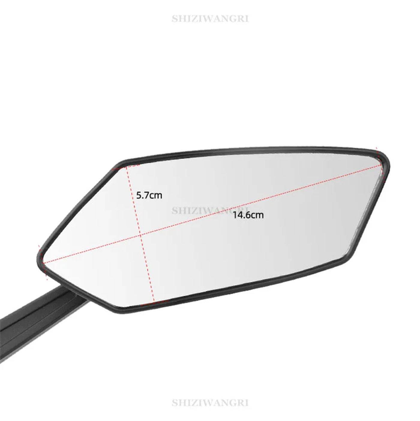 Description Picture 5 of itemBicycle Rear View Mirror Wide Range Back Sight Rearview Reflector Adjustable Handlebar Left Right Mirror Bike Cycling Clear