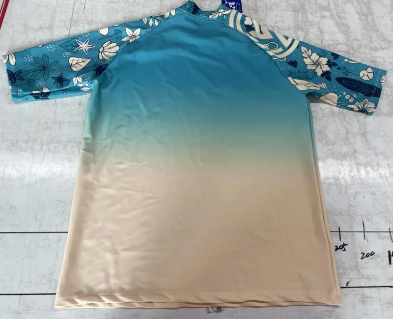 Description Picture 6 of itemHot Women‘s Short Sleeve Surfing Shirt Ladies Lycra Rashguard RIGHTTRACK For Surf Sportswear Beach Swimwear UPF50  Clothes