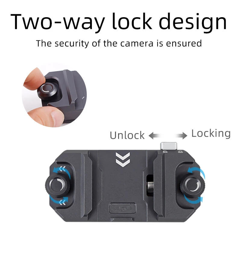 Description Picture 5 of itemUniversal DSLR Camera Gimbal Arca Swiss Quick Release Plate Clamp Quick Switch Tripod Slider Mount Adapter Camera Clamp