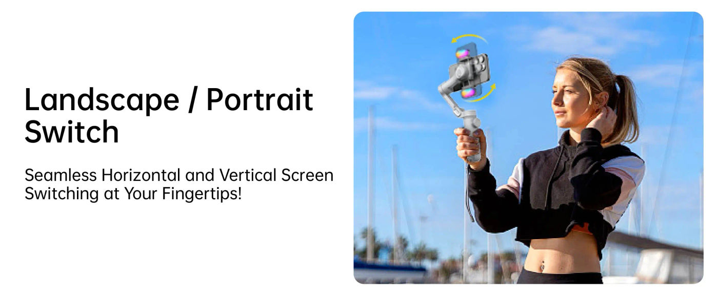 Description Picture 3 of itemAOCHUAN Smart Xpro SmartPhone Gimbal Stabilizer Professional 3-axis stabilizer For iPhone and android Smartphone Handheld Gimbal
