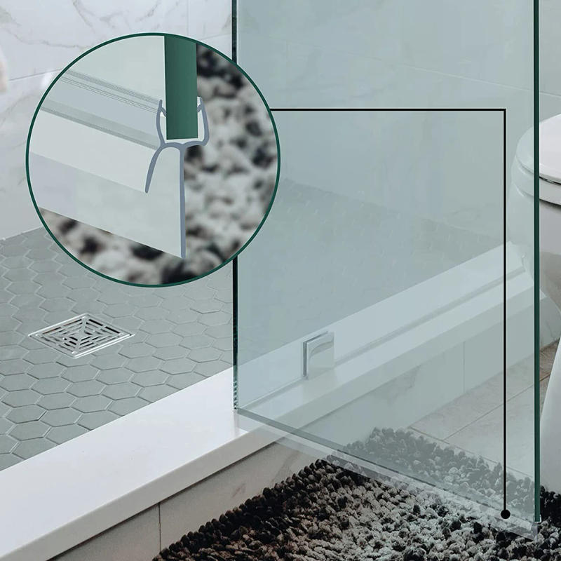 Description Picture 4 of itemBath Shower Screen Door Seal Strip Water Baffle 4 To 6mm Seal Gap Window Door Weatherstrip Glass Door Weatherstrip Hardware