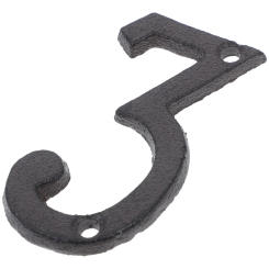 Cast Iron Numerals Mailbox Post Numbers Sign House Home Address Letter Metal for