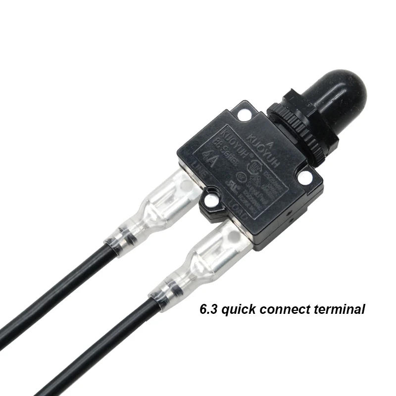 Description Picture 6 of item100% Kuoyuh 88 Series 5A 10A 15A 20A 25A 30A DC automatic reset thermal overload protector switch circuit breaker for Motors