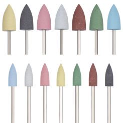 2/3/5pcs Rubber Silicone Milling Cutter for Manicure Nail Drill Bits Manicure Accessories Nail Buffer Polisher Grinder Tools Set