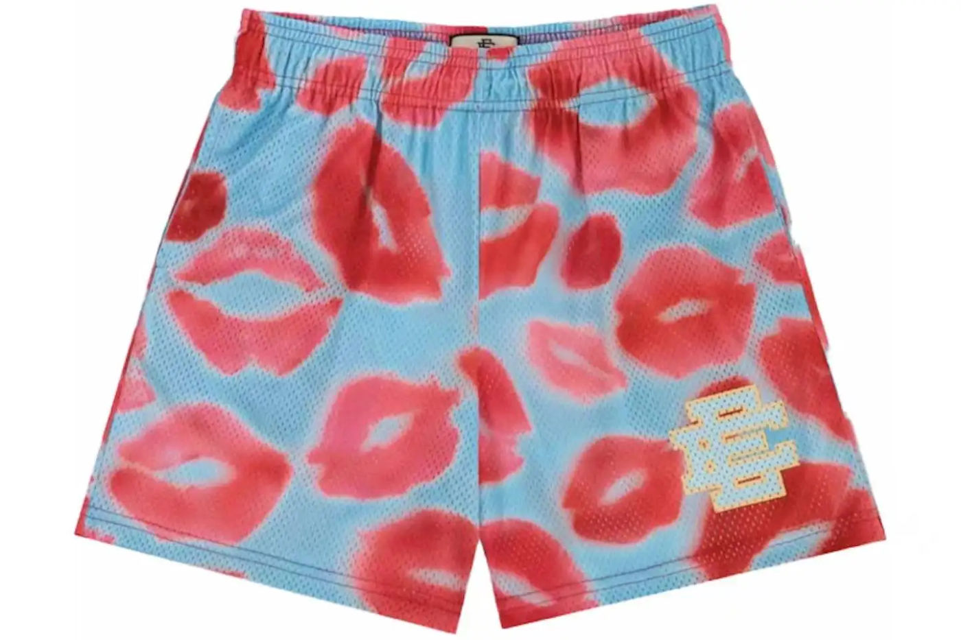 Description Picture 5 of itemNew Summer Eric Emanuel EE Basic Mesh Short Classic Floral Printed Gym Shorts Men's Gym Basketball Sports Beach Shorts