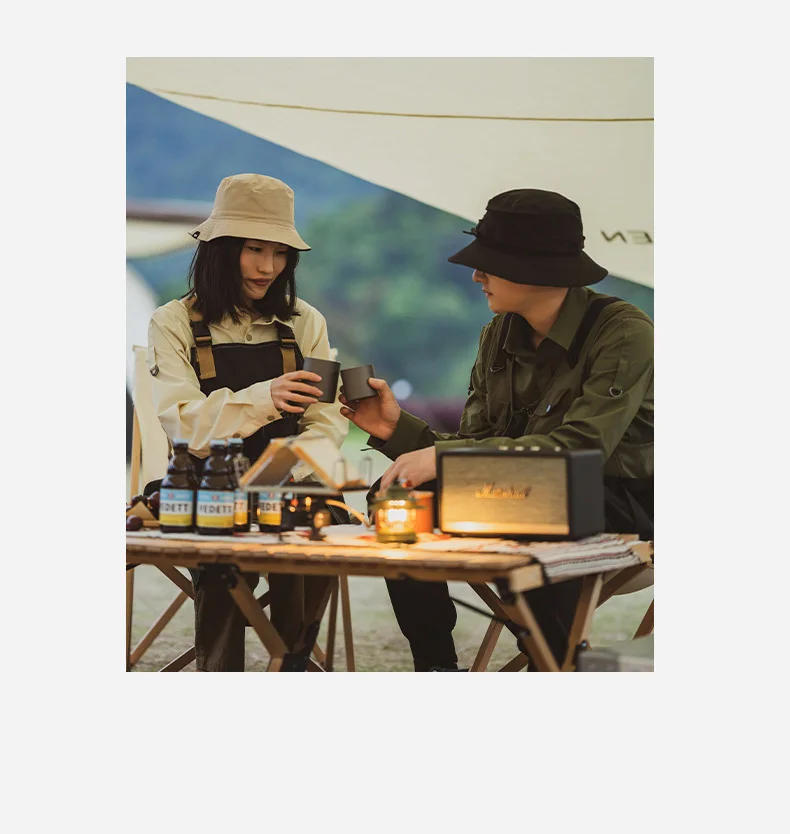 Description Picture 4 of itemTitanium Travel Cup Camping Mug Outdoor 3 in 1 Double Walled Foldable Tableware Lightweight Cookware Coffee Tea Water Drinkware