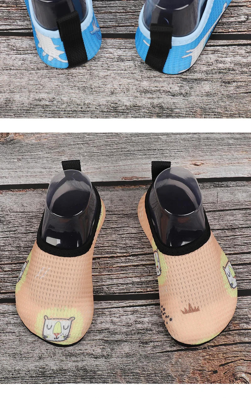 Description Picture 6 of itemChildren Swimming Surf Sports Sneakers Summer Thin Anti-slip Aqua Swim Floor Socks Baby Kids Cartoon Pool Beach Water Shoes